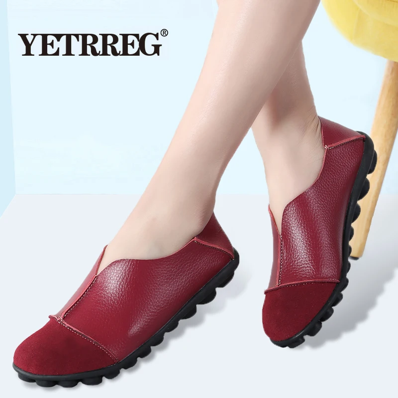 Брендовая Новинка Модные женские балетки на плоской подошве удобная женская