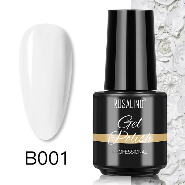 ROSALIND Gel Nail Polish 7ML Matte Base Top Coat For Soak Off Gel Polish UV LED Gel Semi Permanent Varnishes Design Nail Art SLA-B001