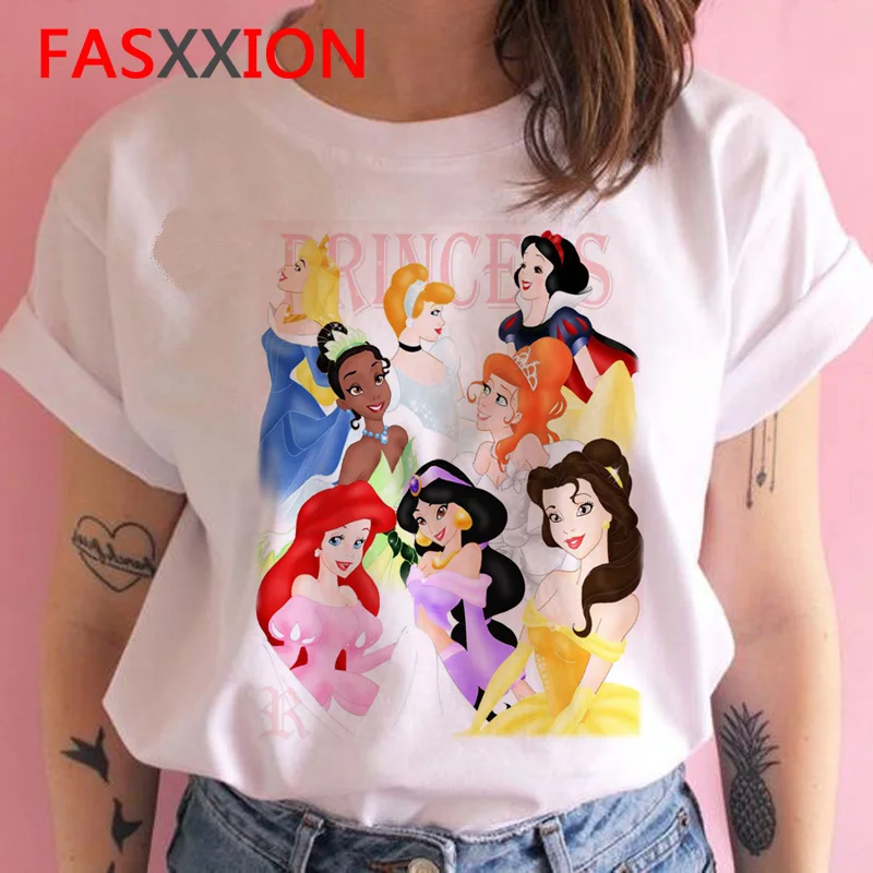 1365 vogue t shirt Princess streetwear funny female tshirt women kawaii cartoon clothes t-shirt Graphic aesthetic top tee - Цвет: 1365