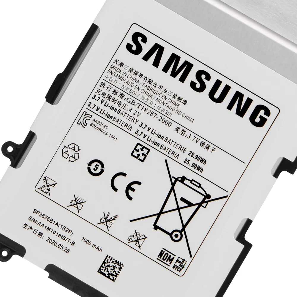 Оригинальный аккумулятор Samsung для планшета Galaxy Tab 10 1 S2 N8020 GTN8013 P7510 P7500 P5110 P5100 N8000 N8010