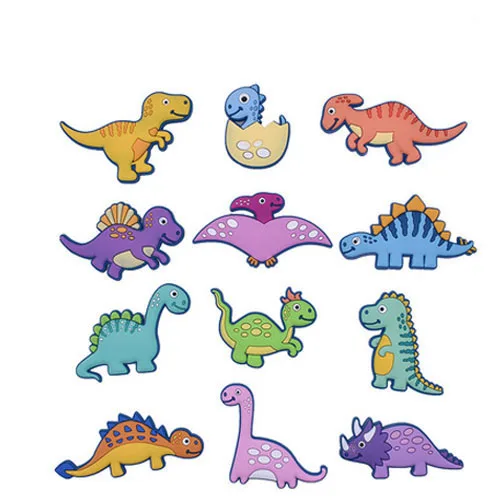 10 pcs dinosaur 10 шт. 3D Мультяшные машинки магниты на холодильник для детей магниты на холодильники для украшения дома аксессуары детские игрушки подарки для мальчиков - Цвет: 10 pcs dinosaur