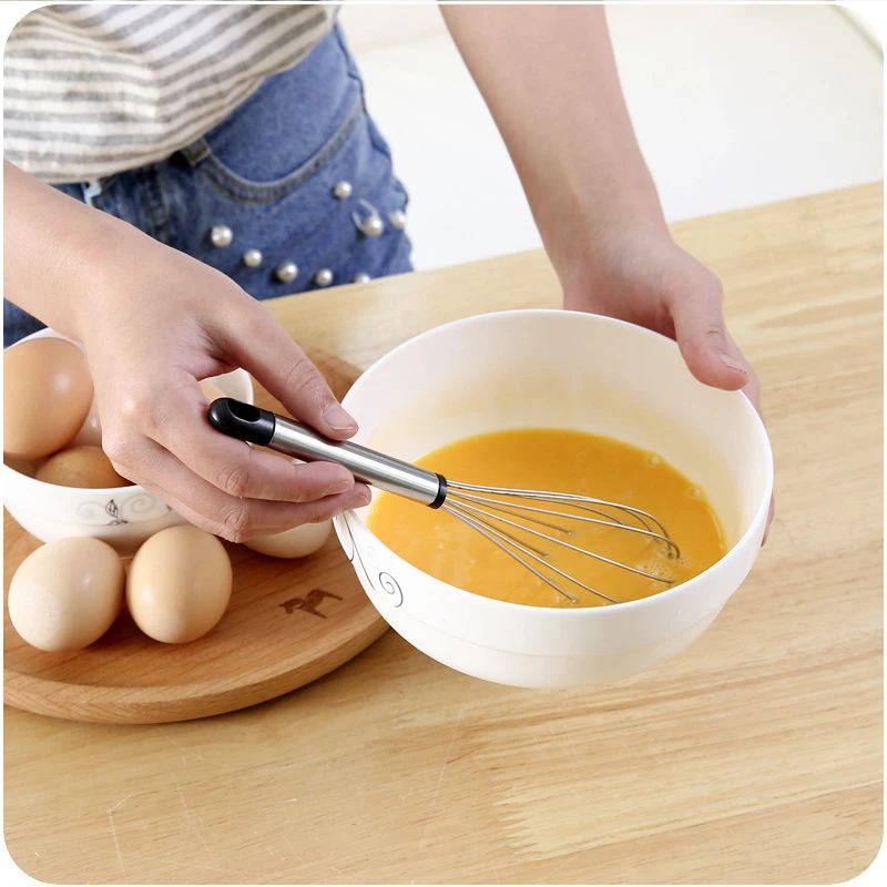 Eggbeater Stirrer Stainless Steel Egg Dipping Cream Stirring Kitchen Tool
