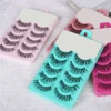 5 Pairs Black Crossing Eye Lashes Extension Makeup Long Curled False Eyelashes Practical Women Eye Makuep Fake Eyelashes Tools ► Photo 2/6