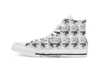 

Seaworld Custom Casual High Top lace-up Canvas shoes sneakers Drop shipping