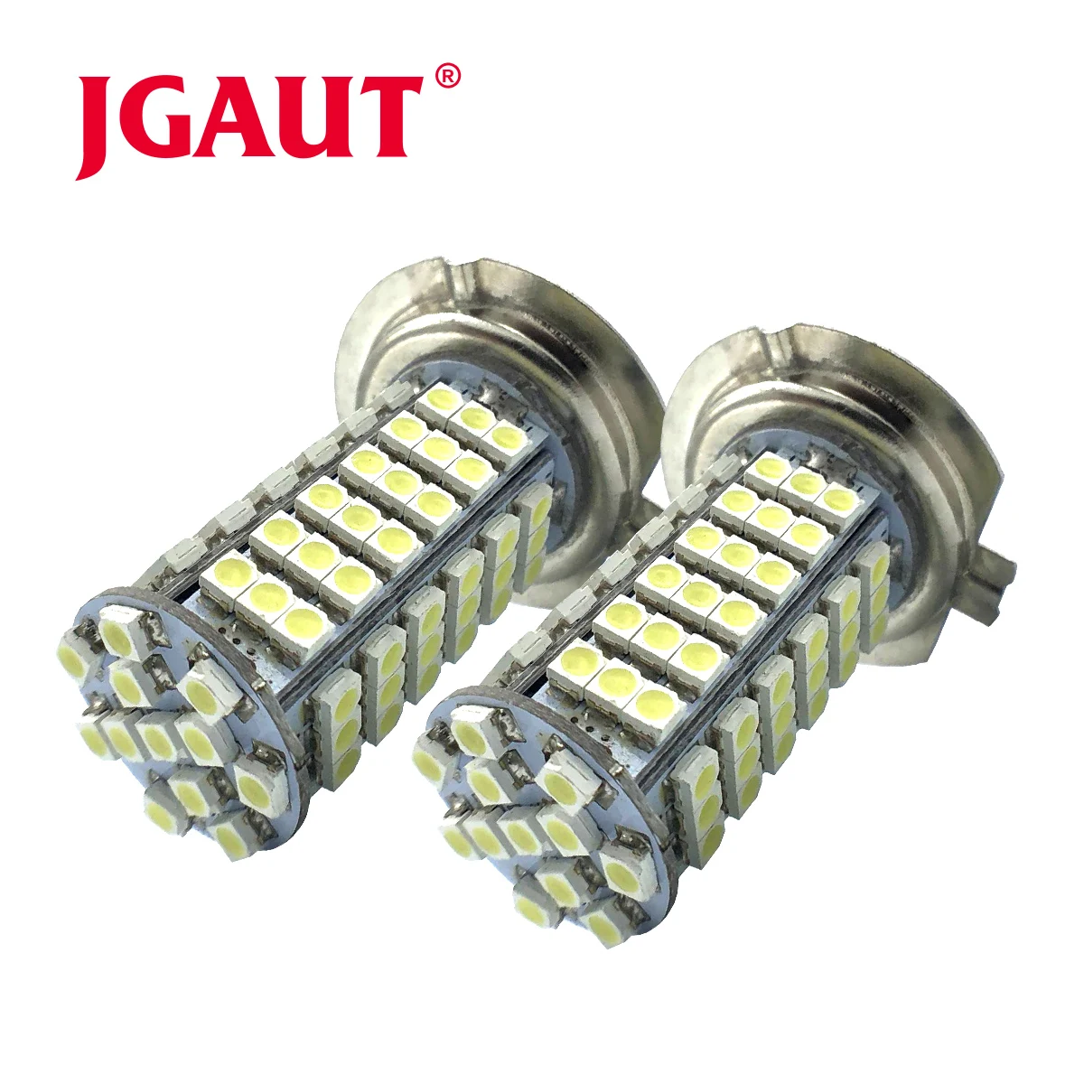 JGAUT H7 120 SMD 3528 автомобиль светодиодный лампы супер яркие белые Противотуманные фары 12V 24V Белый вождения дневные ходовые лампы Авто Мото грузовик