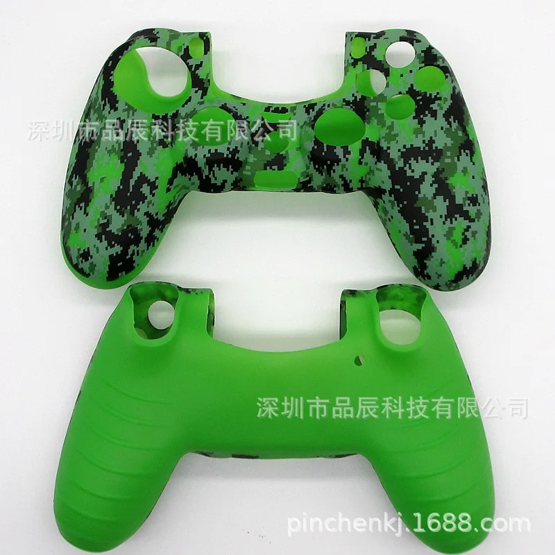 PS4 ручка силиконовый чехол PS4 с Bump Защитный Чехол камуфляж PS4 Slim Pro Digital Small Square Points