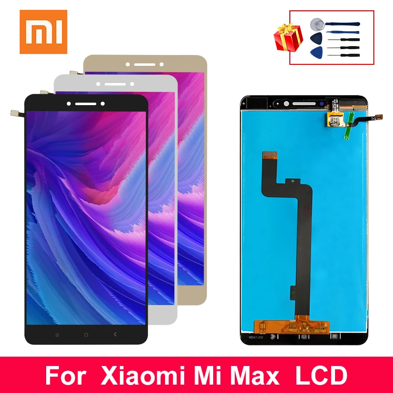 ЖК дисплей 6 44 дюйма для Xiaomi MAX сенсорный экран с дигитайзером сменные детали в