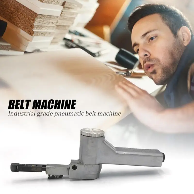 

Eccentric Pneumatic Polisher Air Belt Sander Metal Durable Grinder Machine Abrasive Tool Polishing Buffing Hardware