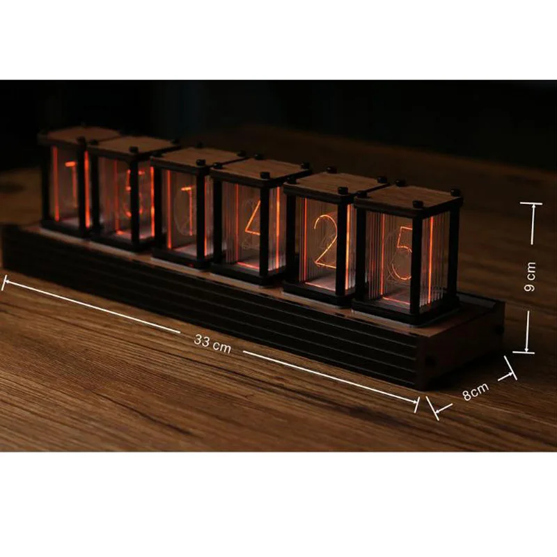 RGB псевдо светильник трубки часы DIY kit светодиодный настольный Творческий Декор подарок бойфренда