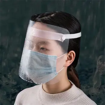 

Kitchen Face Protection Screen Double protective film transparent Anti-fog fume protective mask splash mask