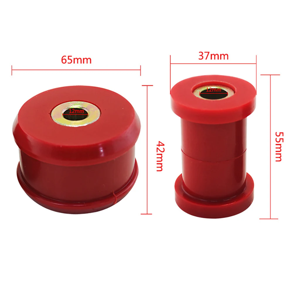 Car Front Control Arm Bushing Kit Fit for VW Beetle Golf Jetta 85-06 (Red)