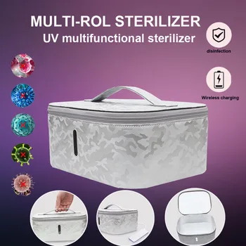 

UV sterilizer Disinfection box UV Sterilizer Bag USB UV Disinfection Bag Disinfectant Tank Sanitizer Cleaner Storage Bag