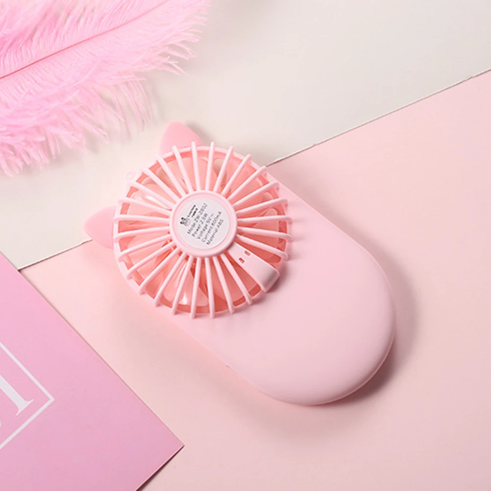 Portable Mini Handheld USB Rechargeable Mini Fan Mute Cooling Fan Office Travel Cooler Home Cooling Fan HVAC Systems