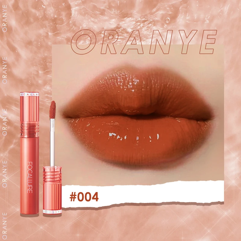 FOCALLURE Shiny Nourish Lipgloss 17 Colors Long-Lasting Glossy Lipstick Waterproof Non-Stick Cup Moisturizing Lip Cosmetic 8