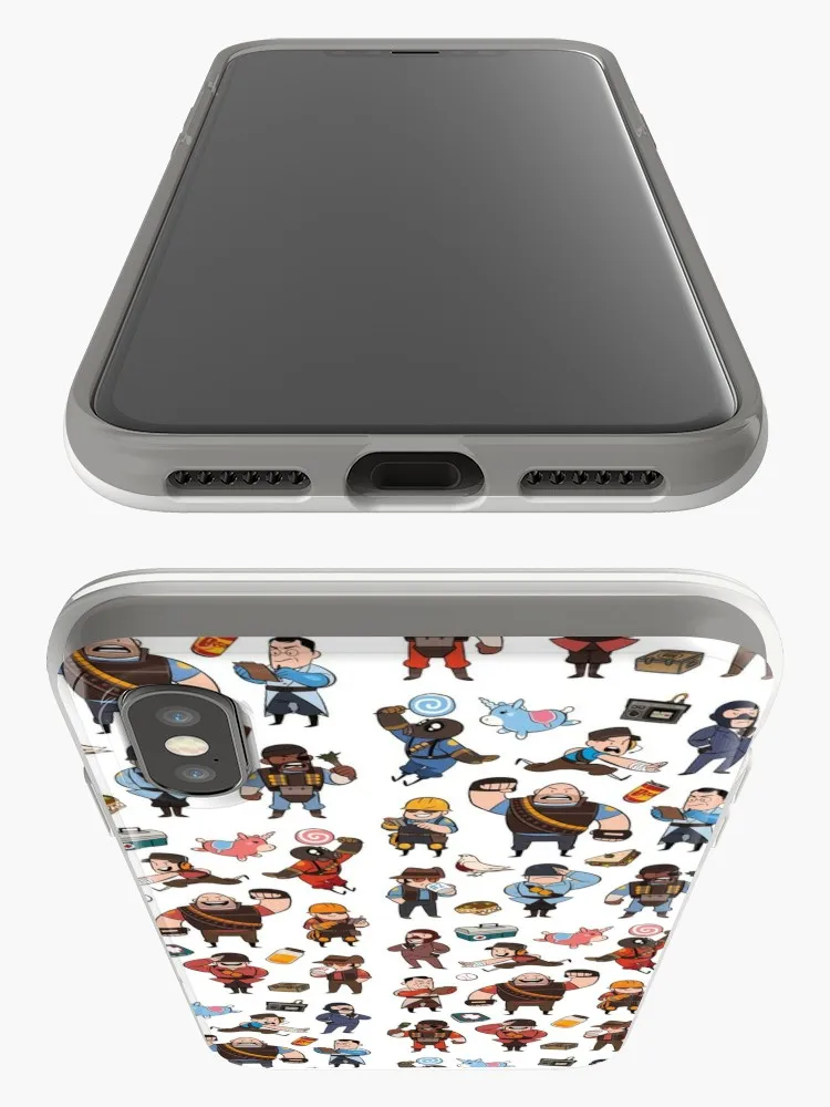 Team Fortress 2 прозрачный чехол для Apple iphone X XSMAX XR чехол для iphone 6 6s 5 5S 7plus iphone 8plus iphone 7 8 чехол