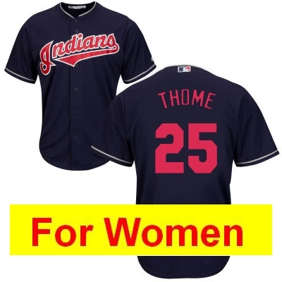 Слоновая кость Женщины Кливленд Франсиско Линдор Jim Thome Corey Kluber Jason Kipnis FLEX& Cool base-плеер Джерси - Цвет: Слоновая кость