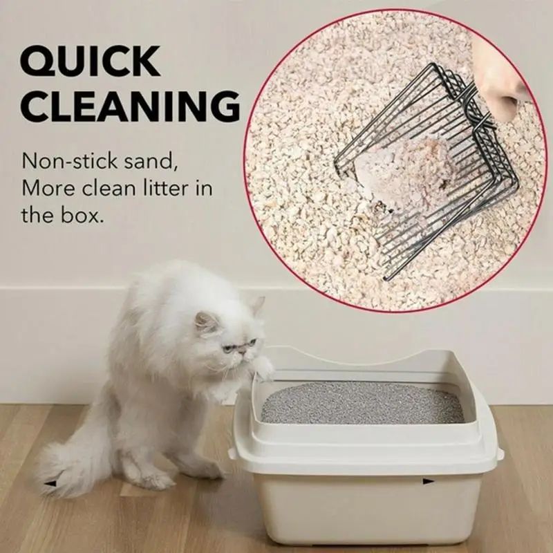 

Electroplating sprayed large metal one-piece instant filter cat litter scoop cat cat supplies pet cleaning