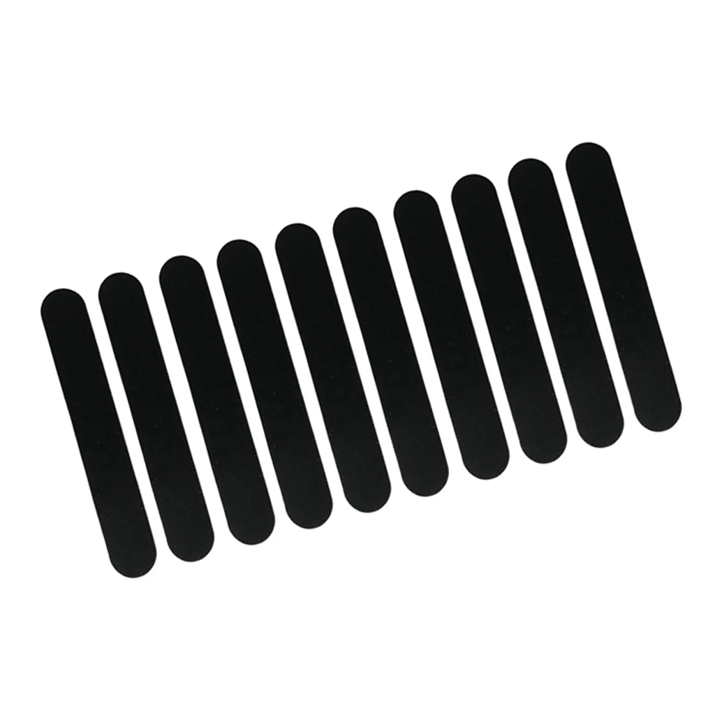 10 Pieces Hat Size Reducer Reducing Tape for Hats Caps Sweatband (Black, 23.5x3.7cm / 9.3x1.5inch)