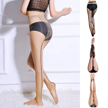 

Sexy Open Crotch Tights Women Crotchless Tights Stretchy Sheer Pantyhose Black Collant Ouvert Femme Strumpfhose Hot