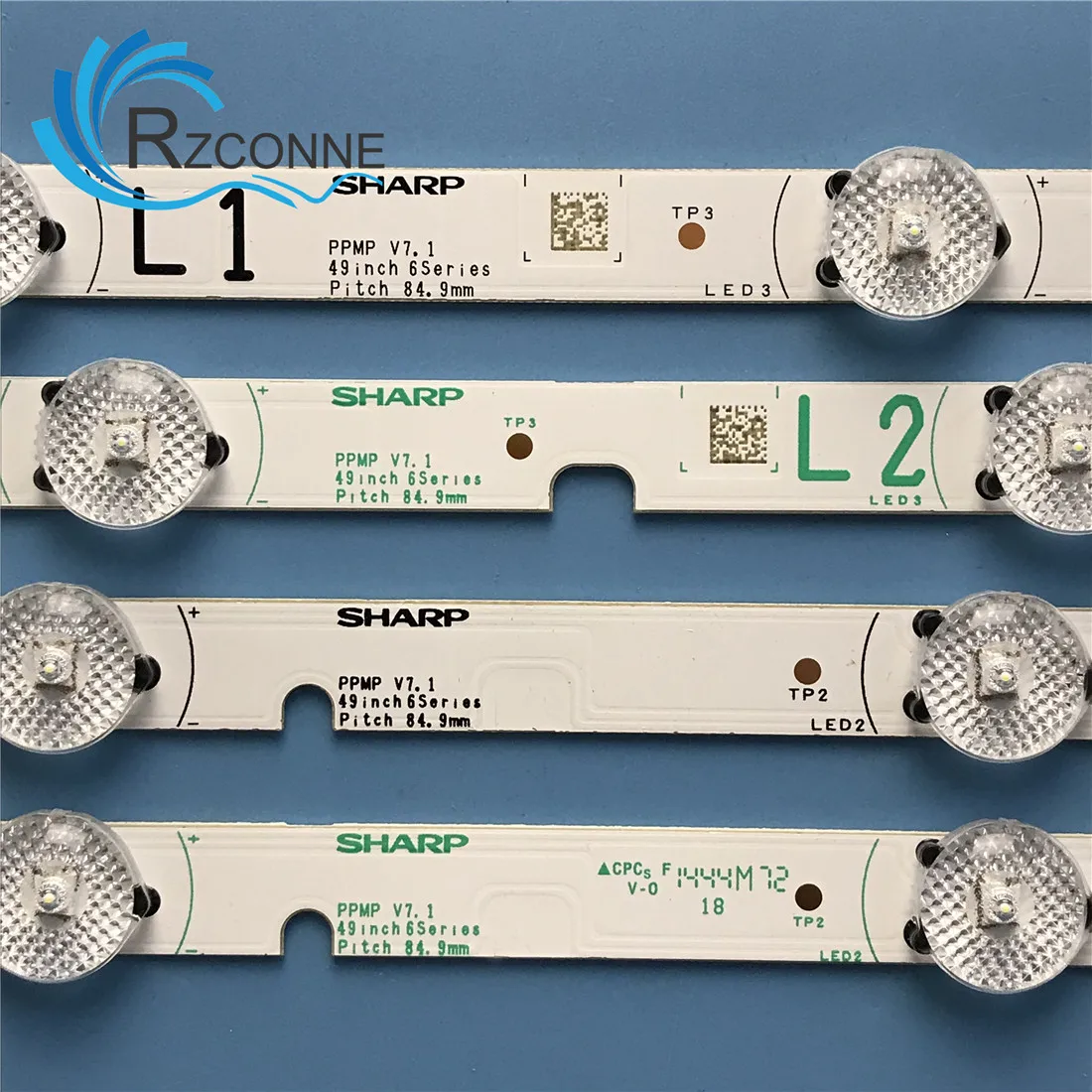  PPMP V7.1  LED Ʈ Ʈ, 6 + 6 , 49 ġ, 6 ø ġ, 84.9mm L1 R1 L2 R2