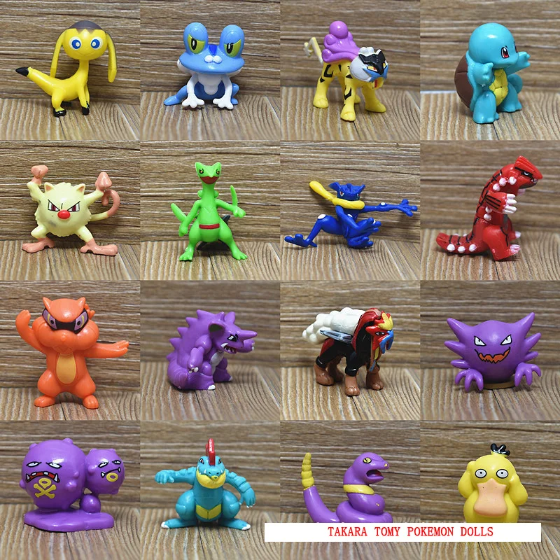 TAKARA TOMY игрушки ПВХ фигурки 100 шт 150 шт Покемон кукла детские игрушки подарки 5 см