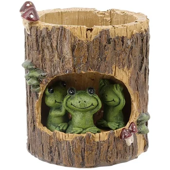 

Cute Animal Plants Pots Planter for Small Sedum Succulent Plants Desk Garden Room Pot Decor,Green Frog