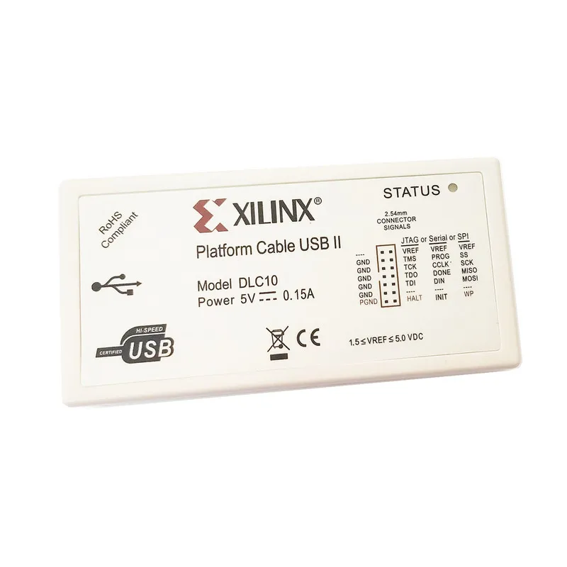 Cabo de Download Programador para Fpga Xilinx Plataforma Cabo Jtag Cpld Xc2c256 Xl003 Usb - Imagem 3