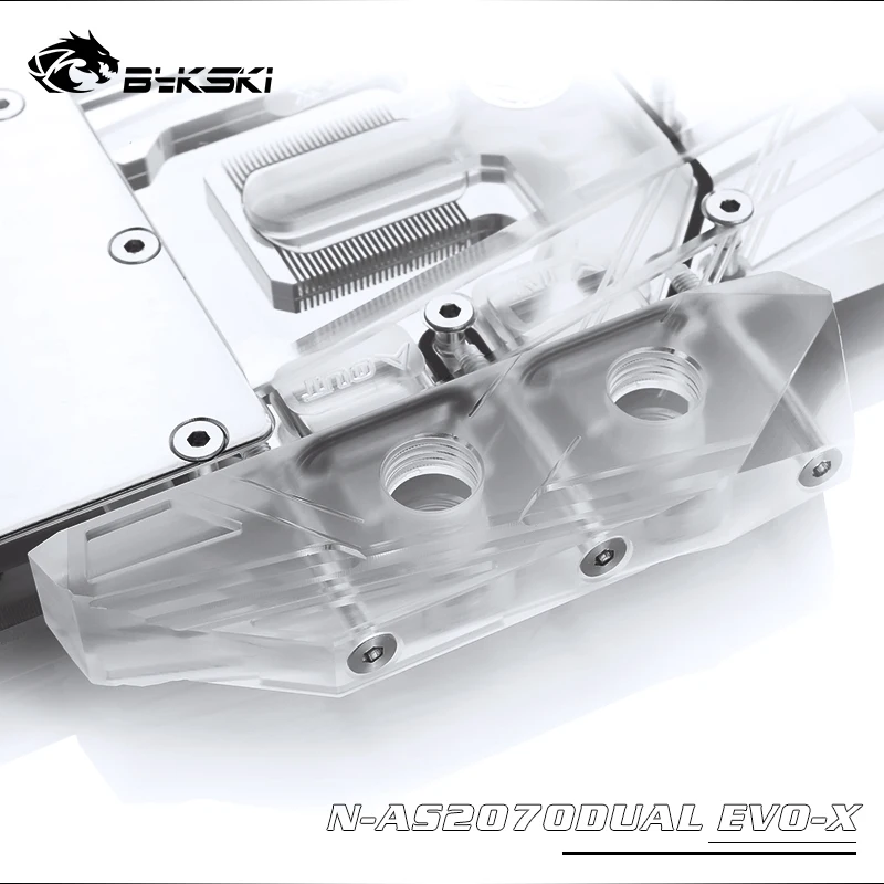 Bykski N-AS2070DUAL EVO-X GPU блок водяного охлаждения для ASUS DUAL RTX2070 EVO