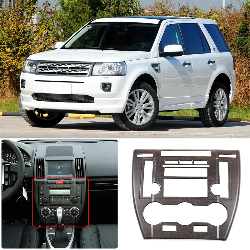 

For 2007-2012 Land Rover Freelander2 ABS car center console air conditioner CD control panel decorative stickers interior parts