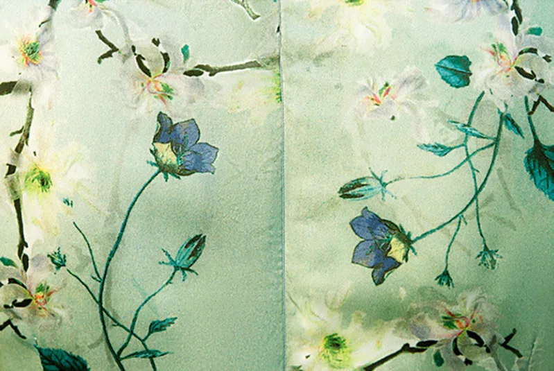 SHENG COCO зеленые желтые восточные платья Cheongsam летние женские повседневные Короткие вечерние платья Чонсам китайские цветы магнолии Qipao