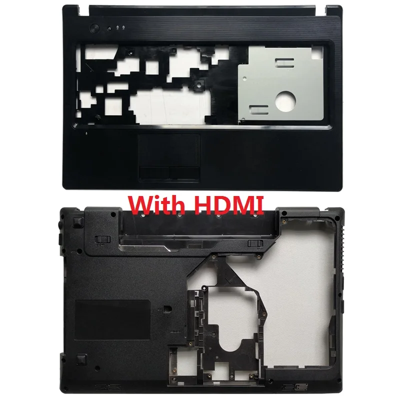 Новая крышка для рук Lenovo G570 G575 верхняя крышка/Нижняя ноутбука с HDMI | Компьютеры и