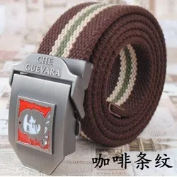 Men's new wholesale thickened canvas belts outdoor (20Colors 110cm Length 3.8cm Width