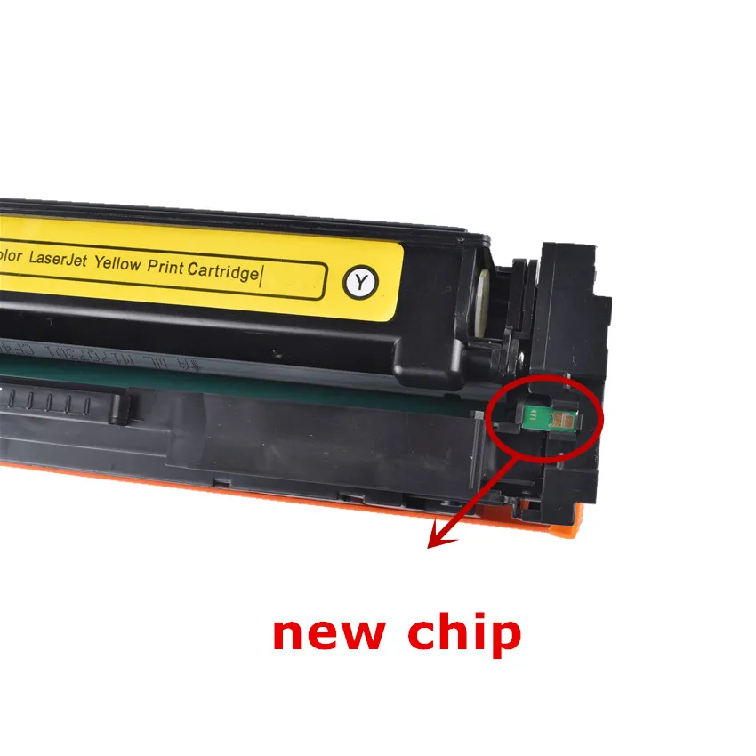 Замена цветения CF530A-CF533A 205A цветной тонер-картридж с чипом для hp color LaserJet Pro 154 M154nw M180nw M180n принтер