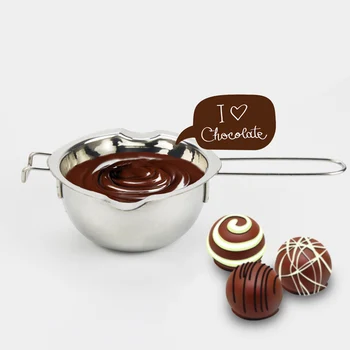 

Kitchen Tool Non-Stick Pan Milk Chocolate Pot Melted Chocolate Heating Pan Pot Saucepan Hot Pot Cheese Pot With Pour Spouts