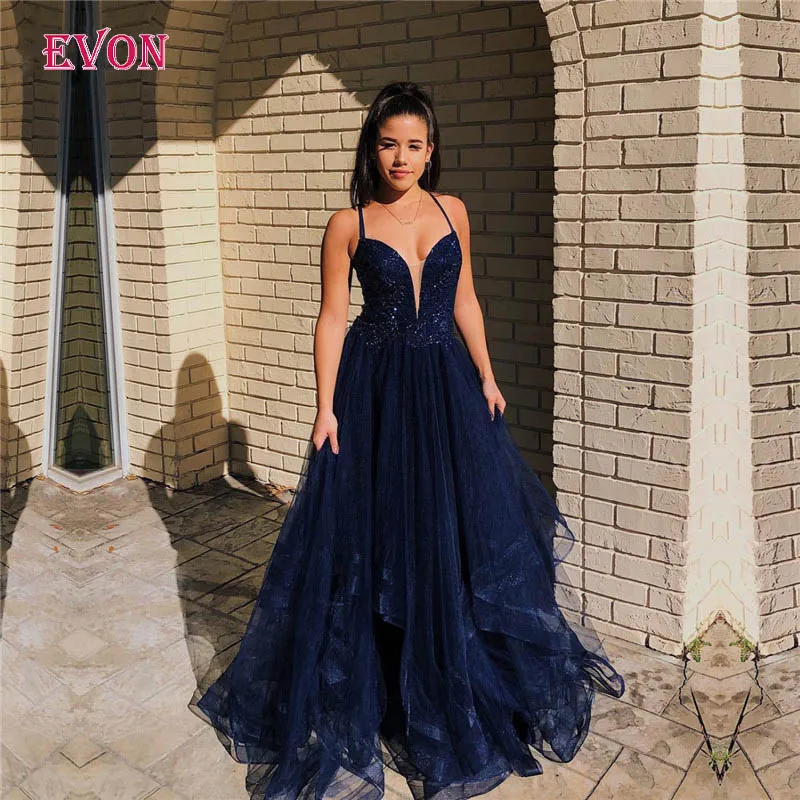 Robe De Soiree vestido de festa Эротическое с бисером ТРАПЕЦИЕВИДНОЕ выпускное платье 2019 на заказ Нарядное вечернее платье