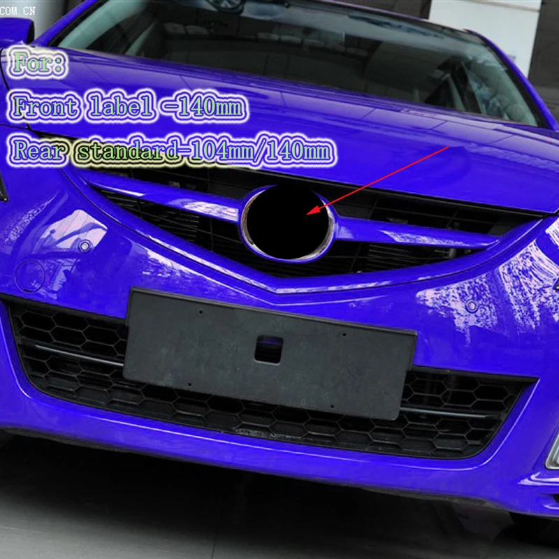 

Car Logo Badge Sticker for Mazda M3 M5 M6 M7 Ruiyi Front/Rear Car Logo Solid Mirror Chrome Decoration Accessories