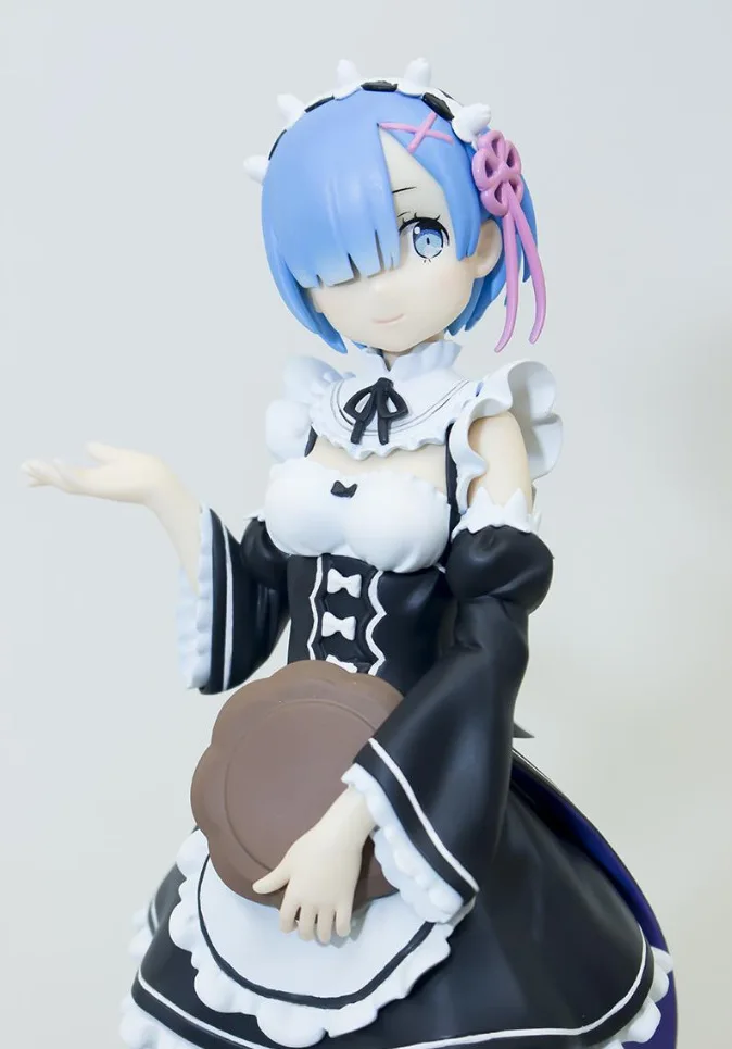 Zero-Based a Different World Life Maid Costume Ram REM Prize Figure Garage Kit Модель украшения