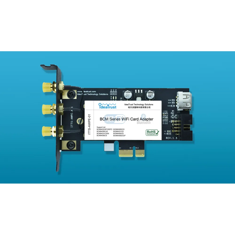 BCM94360CD 2.4&5G 1300Mbps Bluetooth WiFi Network Card for desktop