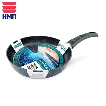

Pans НМП 254426 Aluminum Alloy Pan Home Garden Kitchen Dining Bar Cookware NMP Нева Металл Посуда Grill pan Baikal cast Natural minerals Black Aluminum Griddles & Grill Pans Gas Cooker Non-stick