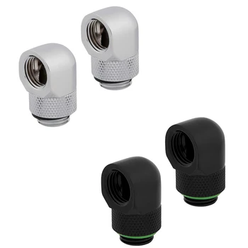 

FREEZE MOD Computer Water-Cooled Hard Tube Rotating Elbow,For Computer Water Cooling System Heat Dissipation 2Pcs