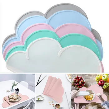 

Silicone Placemat Reusable Heat Resistant Table Mat for Toddler Children