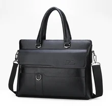 14 дюймов Мужская сумка для ноутбука Высокое качество мужской кожаный бизнес-портфель водонепроницаемая сумка-почтальон через плечо, Повседневная сумка мужской портфель