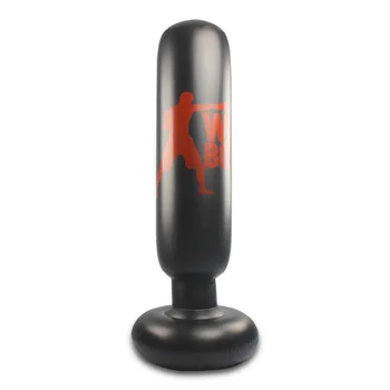 

160cm Boxing Punching Bag Inflatables Mma Training Taekwondo Kids Adults Punching Bag Venting Hit Boxing Bag Stand Weight Fitnes