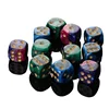 5pcs/set Two Colors Dice Puzzle Board Game Accessory Send Children 6 Sided Point Dice Funny Game 16mm ► Photo 2/6