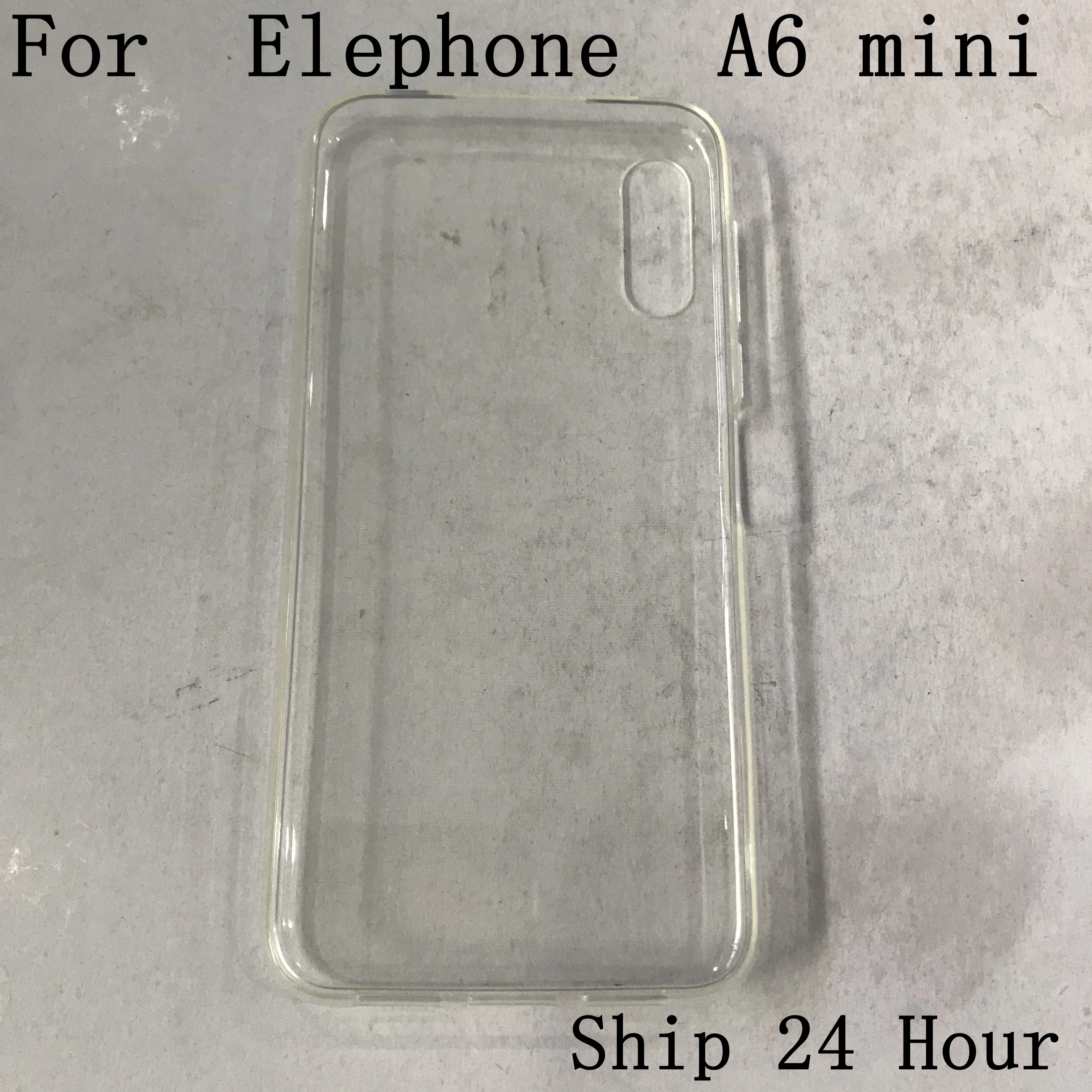Elephone A6 мини-экскаватор используется чехол из термополиуретана и силикона чистый мягкий чехол для Elephone A6 мини ремонт починка деталь для замены