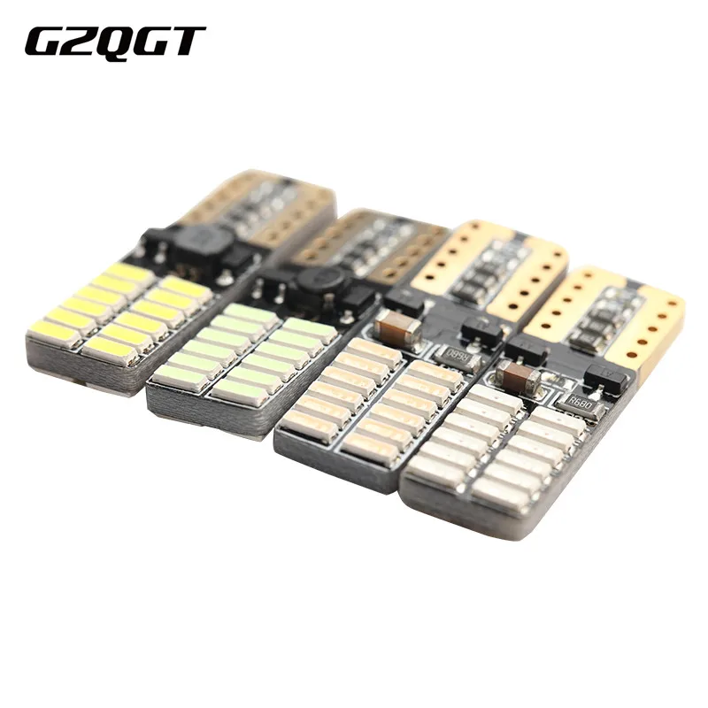 1 шт. Авто W5W светодиодный T10 Canbus 24 smd фонарь для автомобиля передний боковой маркер