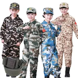 10 видов цветов, детская армейская Военная униформа, камуфляж, одежда для спецназа, летний лагерь, школьная Студенческая Военная спортивная