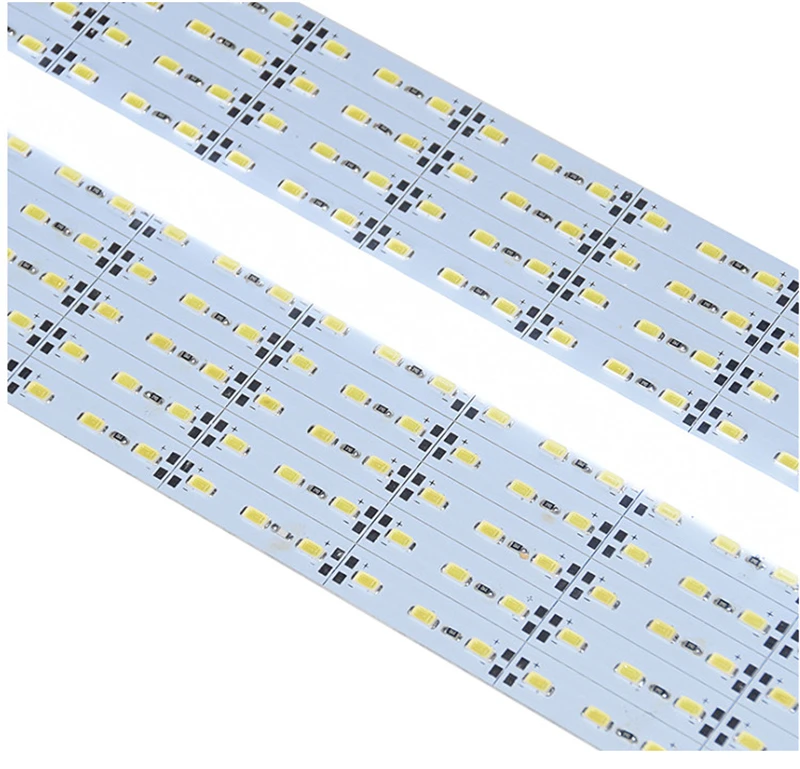 10 шт. SMD5630 5730 светодиодный светильник из алюминиевого сплава не водонепроницаемый 0,5 м 36 светодиодный/м DC 12 В светодиодный жёсткая планка лампа для шкафа