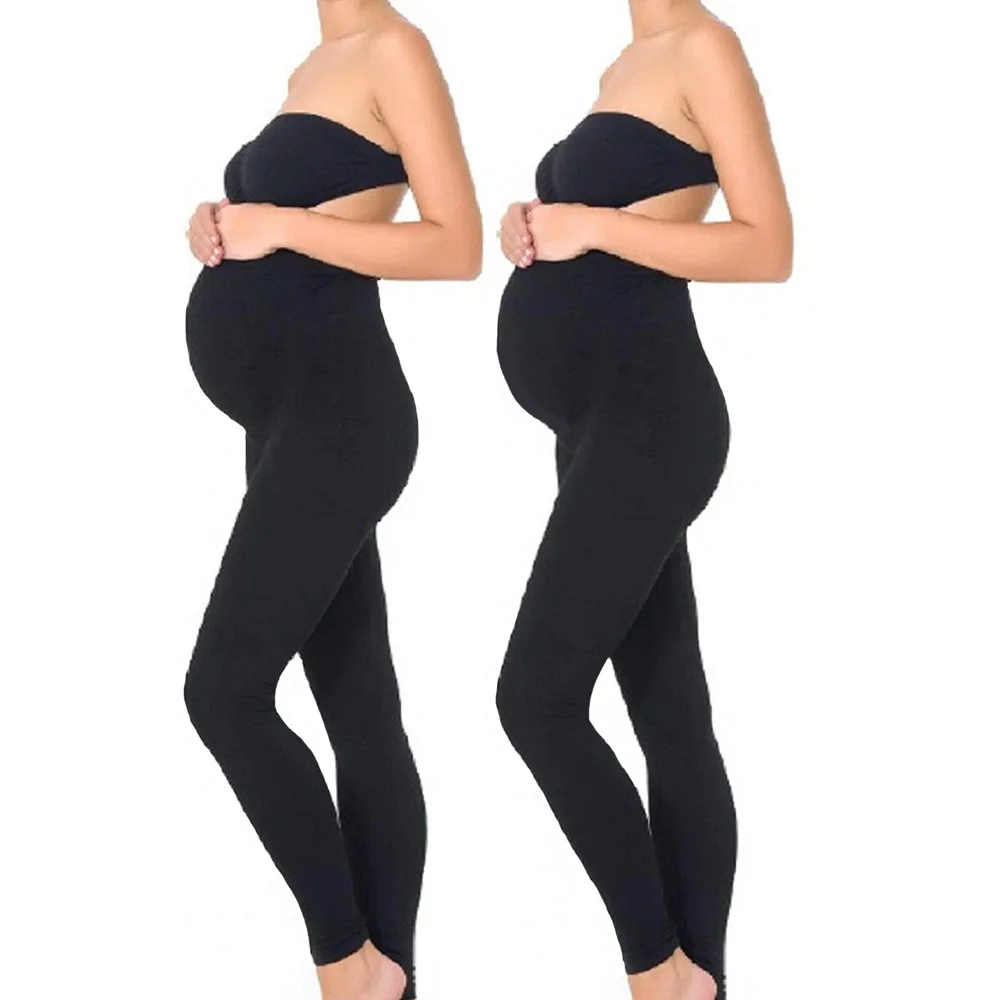 Leggings sexys para mujeres embarazadas, pantalones de Yoga sin costuras, elásticos para el embarazo, ropa gimnasio, ropa deportiva, novedad de 2019|Pantalones de yoga| - AliExpress