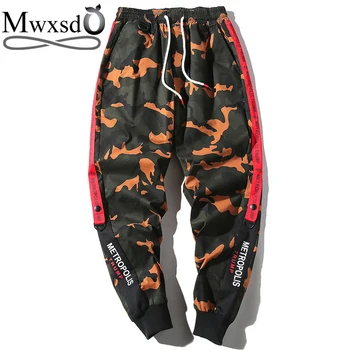 

Mwxsd Japan style Mens Camouflage Harem Pants Hip hop jogging Trousers men loose cotton sport pants male Streetwear